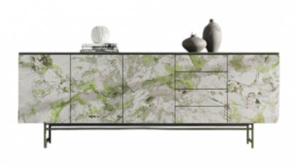 Huis Maison Bogaert Buffet DEKTON groen