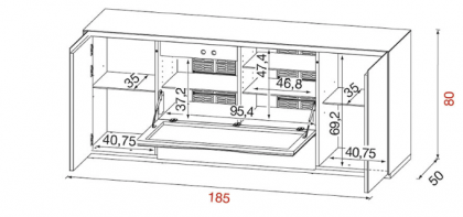 Dressoir Modena