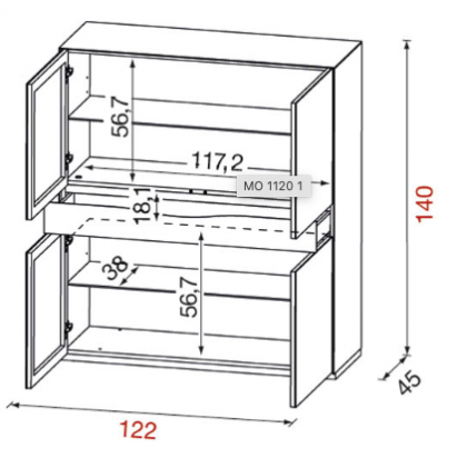 Armoire Modenna