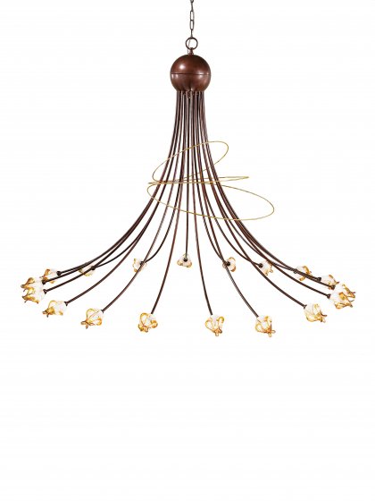 Huis Maison Bogaert Lustre COMO - 18 lampes rond