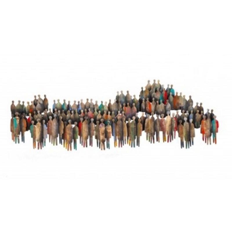 Sculpture mural - personnages