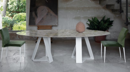 Table Dekton Carlo ovale