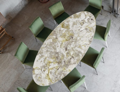 Table Dekton Carlo ovale