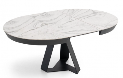 Table Dekton Carlo rond avec rallonges