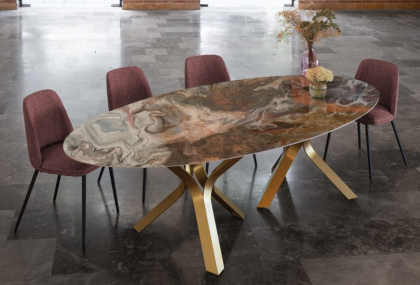 Table Dekton Kevin ovale