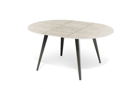 Table Dekton Malo rond avec rallonge