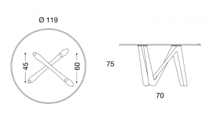 Tafel Essa rond