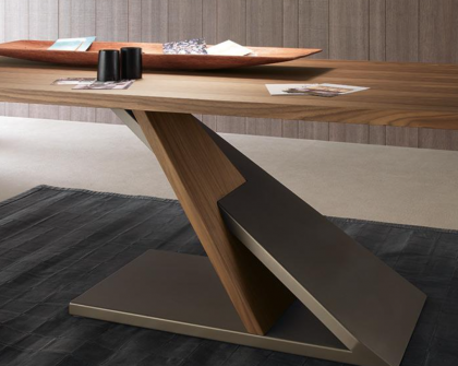 Tafel hout met design