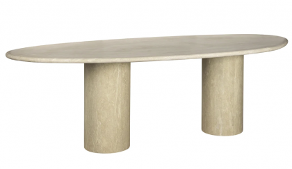 Huis Maison Bogaert Tafel organisch beige DUBBEL