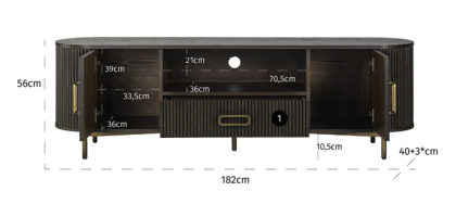 Tv dressoir Luxe