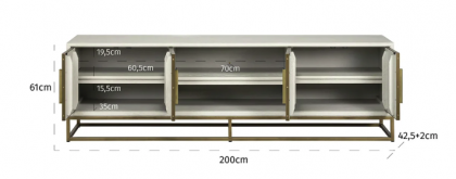 Tv dressoir White