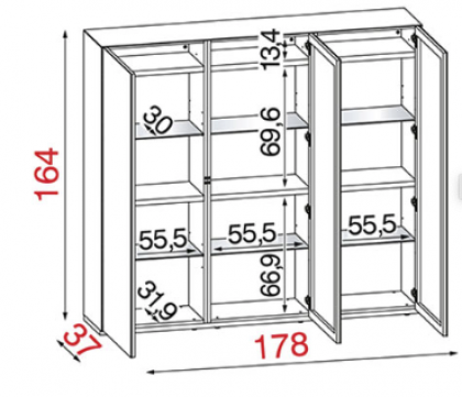 Vitrine Modena