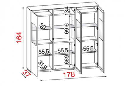 Vitrine Modena